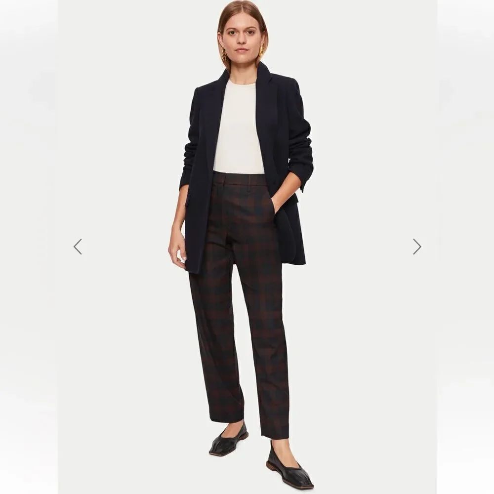 JIGSAW Nevis Tartan Paris Trouser NWT